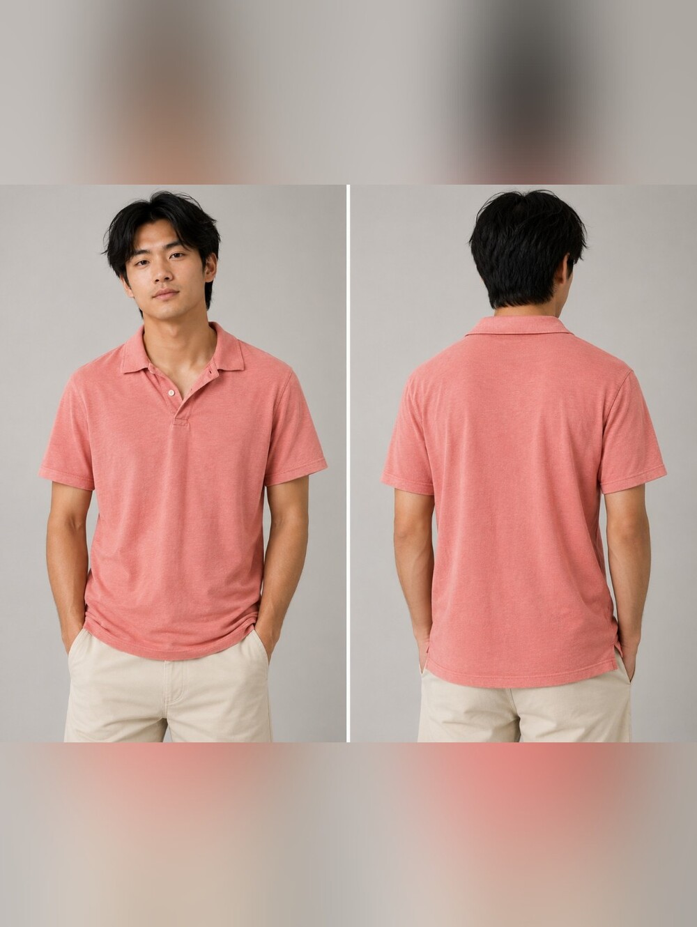 Bonobos Coral Polo Shirt